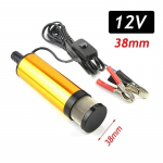 38 mm auto elektriline &otilde;lipump 12 V 24 V alumiiniumsulamist kest alalisvoolu v&auml;ike sukelpump diisli&otilde;li pumpamiseks sukelpump