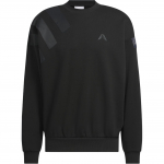 Adidas Anthony Edwardsi seeria Korvpalli logo prindiga &Uuml;mmarguse kaelusega Pikkade varrukatega dressipluus Meeste dressipluus Must IW8060 XL