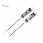 2 tk. Toidutermomeeter Veekindel digitaalne termomeeter pika roostevabast terasest sondiga Taustvalgustusega LCD-ekraaniga k&ouml;&ouml;git&ouml;&ouml;riist toiduvalmistamiseks, grillimiseks ja k&uuml;psetamiseks 2pcs