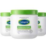 Cetaphil Moisturizing Body Cream, 453g, 3 units green