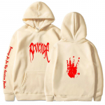 Revenge kapuutsid Naistele Unisex Mood Prinditud Pikkade varrukatega dressipluusid L beež