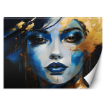 Tapeet Naine Glamuur Abstraktsioon 100x70 sinine