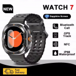 2024. aasta uus nutikell 7 Ultra Meeste AMOLED-ekraaniga mitmefunktsiooniline spordi- ja fitness-j&auml;lgija Tervise naiste nutikell Galaxy Watch 7 Ultra must
