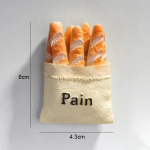 3D-toidumudel K&uuml;lmkapimagnetid Multifilmi Leivakoti k&uuml;lmik Magnetkleebis Kingitused Fotos&otilde;numite hoidik K&ouml;&ouml;gik&uuml;lmiku kleebis