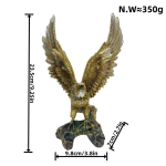 1 tk, Ameerika stiilis kotka tiibade n&auml;itus Eagle Decoration Resin Crafts, Grand Exhibition Avamine Soojenduskingitused, Kodum&ouml;&ouml;bel
