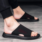 Suvised Meeste Nahkjalatsid Mood Libisemisvastased Sussid Rannajalatsid Br&auml;ndi kingad Flip Flops Meeste Sandaalid Meeste Kodu Sise lium&auml;ed Vann 39