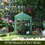 Kasvuhoonekate PVC Taime Telgi Kate V&auml;ljas Lille Taime Potis V&auml;ike P&auml;ikesetuba Vihmakate Talvine Isolatsioon K&uuml;lmumisvastane roheline