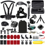 50 &uuml;hes tegevuskaamera tarvikute komplekt DJI Osmo Action 5 pro 4/3 GoPro Hero 13 12 11/10 Insta360 AKASO Yi Sjcam tegevuskaamera jaoks