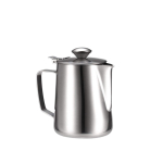 Roostevabast terasest kaanega piimavahustamiskann espresso aurukohv barista veekeetja latte cappuccino piima koorekann