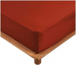 Draps Housse - PROMO LINGE - Percale - 200x160cm - rouge punane