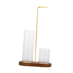 Incense Holder for Sticks Anti Ash Flying Easy to Use Stylish Convenient, Unique, Home Decor Wood Color