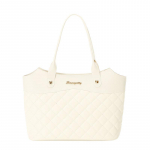 Tikitud &otilde;lakott Ostukott Naiste mood Naiste k&auml;ekott valge