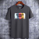 QICED Suvine l&uuml;hikeste varrukatega T-s&auml;rk Meeste O-kaelusega Trend Bottom s&auml;rk S