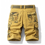 Suvised meeste kamuflaažp&uuml;ksid Meeste puuvillased rannap&uuml;ksid mitme taskuga Meeste kevadised vabaaja dressip&uuml;ksid Meeste dropshipping 34 khaki