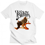 Teddy Swims T-s&auml;rk O-kaelusega Grunge T-s&auml;rk L&uuml;hikeste varrukatega Hip Hop Puuvillane T-s&auml;rk Graafilise tr&uuml;kiga Vintage R&otilde;ivad XXL