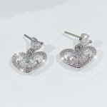 Taoxin V&auml;rviliste Teemantitega Armastuse Kaelakee Komplekt Retro Personaliseeritud K&otilde;rvar&otilde;ngad Kolmeosaline Roostevabast Terasest Ehtekomplekt