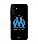 Coque pour Samsung Galaxy A16 logo om olympique de marseille Noire Fond Maniacase