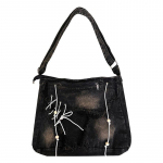 Korea Harajuku Gooti Hobo Denim Kott Vintage Esteetilised Kotid Naiste Kott Crossbody Messengeri T&otilde;mblukuga &Otilde;lakott M&uuml;&uuml;jakoti