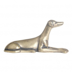 V&auml;ikesed messingist kujud Vintage heaolu Elutruu koer Zodiaktee Lemmikloom Paberkaalu hagijas t&ouml;&ouml;laua ornament