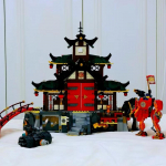 1453 tk Dojo templi ehitusplokid FIT 71767 mudelklotsid M&auml;nguasjad lastele kingitus