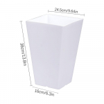 Suur kandiline lillepott vaigust dekoratiivne lillepott suur istutusvahend &otilde;uetaimedele dekoratiivne &otilde;uelillepott lillekastid United States valge