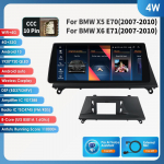Ossuret 10.25 Carplay Android 13 Autoradio BMW X5 E70 X6 E71 CCC CIC autode nutikate s&uuml;steemide raadiole GPS-navigaator Stereo DSP Bluetooth SWC Peakomplekt 4W 4G 32G AI
