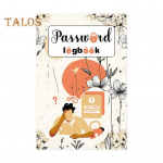 Parooliraamat V&auml;ike k&otilde;vakaaneline Paroolihoidja Logiraamat Interneti Veebisaidi Aadress Sisselogimise Parool Korraldaja M&auml;rkmik Kodu Kontori jaoks oranž