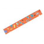 Rannar&auml;tiku kummipael, tr&uuml;kitud r&auml;tikupael, ranna- ja kruiisitooli kinnitus, r&auml;tikuhoidja rannar&auml;tiku kinnitamiseks taevasinine v&auml;rv