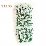 2 tk Rippuvad Kunstlikud Kannikesed Lilled UV-kindlad Realistlikud V&otilde;lts Siidist Lillev&auml;&auml;n Pulmapidu Sise-V&auml;lis Aed Seinale Rippuv Kunstlill lilla