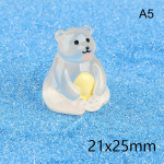 1 tk helendavad j&auml;&auml;karu miniatuurid pimeduses helendavad Mini j&auml;&auml;karu kujukesed Isetehtud nukumaja Aia lillepotid Mikromaastikud