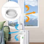 Air Conditioning Window Seal Cloth Heat Insulation Easy to Install with Exhaust Hose Coupler for Seal Cloth 300x32cm