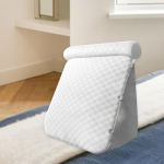 Wedge Pillow for Headboard Back Cushion Sitting up, Reading or Working Triangular Bed