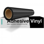 HTVRONT 12 X30ft/30x900cm L&auml;ikiv P&uuml;siva Liimiga Vin&uuml;&uuml;lirull Cricut K&auml;sit&ouml;&ouml;l&otilde;ikuri jaoks DIY Tassi Klaasi Telefonikoti Kaunistamise Kleebised 12inX30ft(30X900cm) matt must v&auml;rv