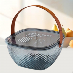Breakfast Tray with Lid and Handle for Snacks in Hotels Parties