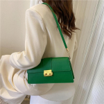 Moodne Naiste &Otilde;lakott Lihtne Crossbody Kott Metallpandla Kaunistusega Igap&auml;evane V&auml;ike Ruudukujuline Kott white
