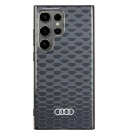 Audi Iml Stitching Pattern Magsafe Case S24 Ultra S928 Czarny/Black Hardcase Au-Imlms24U-Q5/D3-Bk