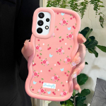 V&auml;rvitud mustriga Big Wave Edge pehmest silikoonmaterjalist Macaron telefoni&uuml;mbris, p&otilde;rutuskindel kaitsev kummist korpus Samsung Xiaomi Poco Redmi jaoks Redmi Note 14S must