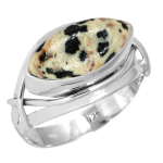 925 Sterling H&otilde;bedast S&otilde;rmus Naistele Kivist K&auml;sit&ouml;&ouml; Ehe Christmas Kingitus Crazy Lace Agate Dalmatian Dendrite Opaal Eudial&uuml;&uuml;t Howlite K2 Jaspis Kost&uuml;&uuml;m 10.5