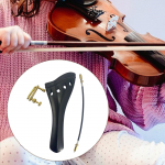 4/4 Violin Tailpiece Pull String Plate Easy to Use Fine Workmanship Replacement with Tail must