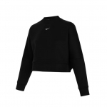 Nike SS25 Prima DF Crew Top &Uuml;hev&auml;rviline Mitmek&uuml;lgne Pullover Pikkade varrukatega Huppar Naiste topid Must HJ1187-010 XL