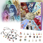 Advendikalendri kingitused, DIY k&auml;ev&otilde;ru valmistamise komplekt lastele t&auml;iskasvanud, 24-p&auml;evane j&otilde;ulukalender, ehted kingitused One Size