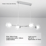 Moodne minimalistlik s&ouml;&ouml;gituba magamistuba peamagamistuba loominguline isikup&auml;rane l&uuml;hter 8 headlamps