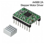 3D-printeri osad TMC2209 V2.0 draiverile Nema17/23 samm-mootori draiver Samm-pulk 2.5A UART &Uuml;livaikne MKS Robin Nano Tinybee A4988