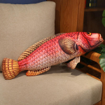 1 tk 50-110CM Simulatsioon Kala Pl&uuml;&uuml;sm&auml;nguasjad Reaalne Elu Merekala Padi T&auml;idetud Pehme Loom Padi Loominguline Lemmikloomakink 50cm