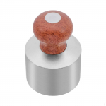 Hand Pressing Leather Weight Presser Carving Tool Edge Creaser Smoother Easy to Use Wood Handle