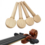 4x Violin Tuning Peg Music Instrument Accessory Lightweight Easy to Use Replace Part Portable Wood