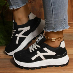 Vabaaja paeltega naiste platvorm tossud pehme tallaga jalutuskingad madala s&auml;&auml;rega mitmek&uuml;lgsed kingad 40 must