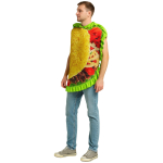 Burrito Cosplay Kost&uuml;&uuml;m, T&auml;iskasvanutele Adult One Size kollane