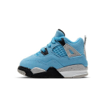 Air Jordan 4 Retro TD University Blue Beebi tossud Tech-Grey White Black BQ7670-400 26
