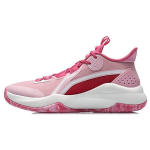 Li Ning Combat Low Libisemiskindlad Vastupidavad Keskmise K&otilde;rgusega Korvpallijalatsid Meeste Tossud Virsikuroosa ABPR027-6 39⅔